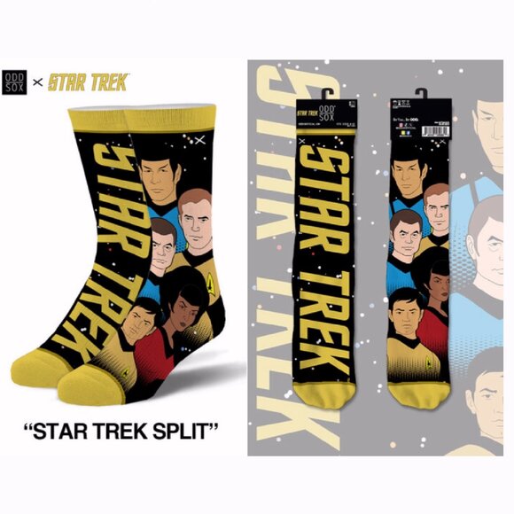 Star Trek The Orginal Series TOS Athletic Crew Socks NEW Fast Ship - Picture 2 of 4